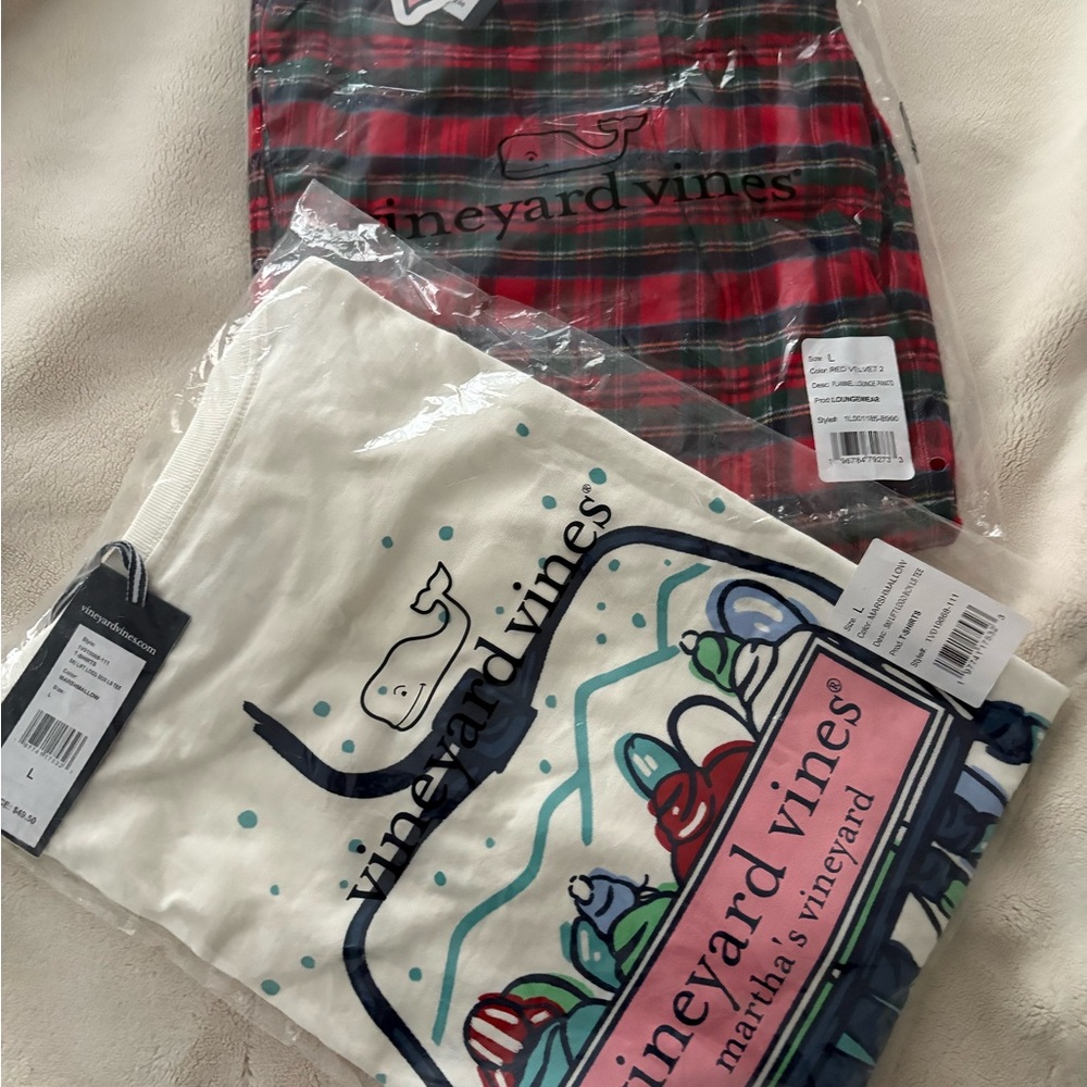 Vineyard Vines Plaid and Whale Print Bags